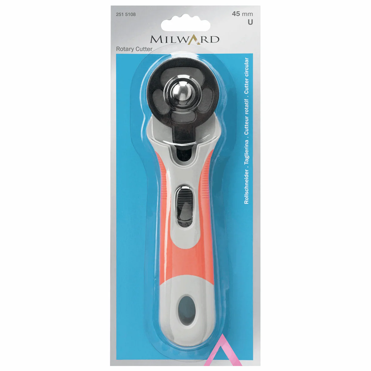 Rotary Fabric Cutter - 45mm Soft Grip * as used on British Sewing Bee * - Image 2