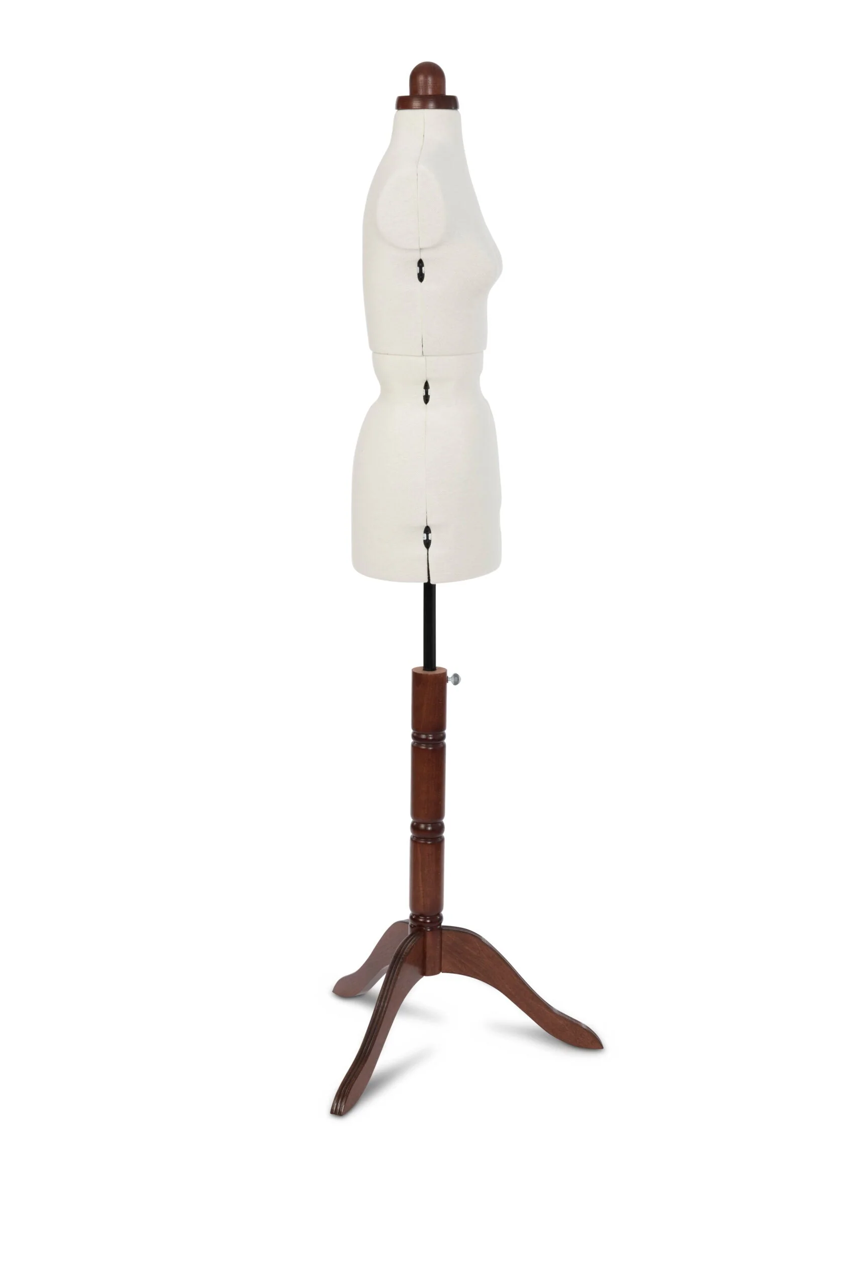 Adjustoform Lady Valet Dress Form with wooden stand - Ecru - Image 3