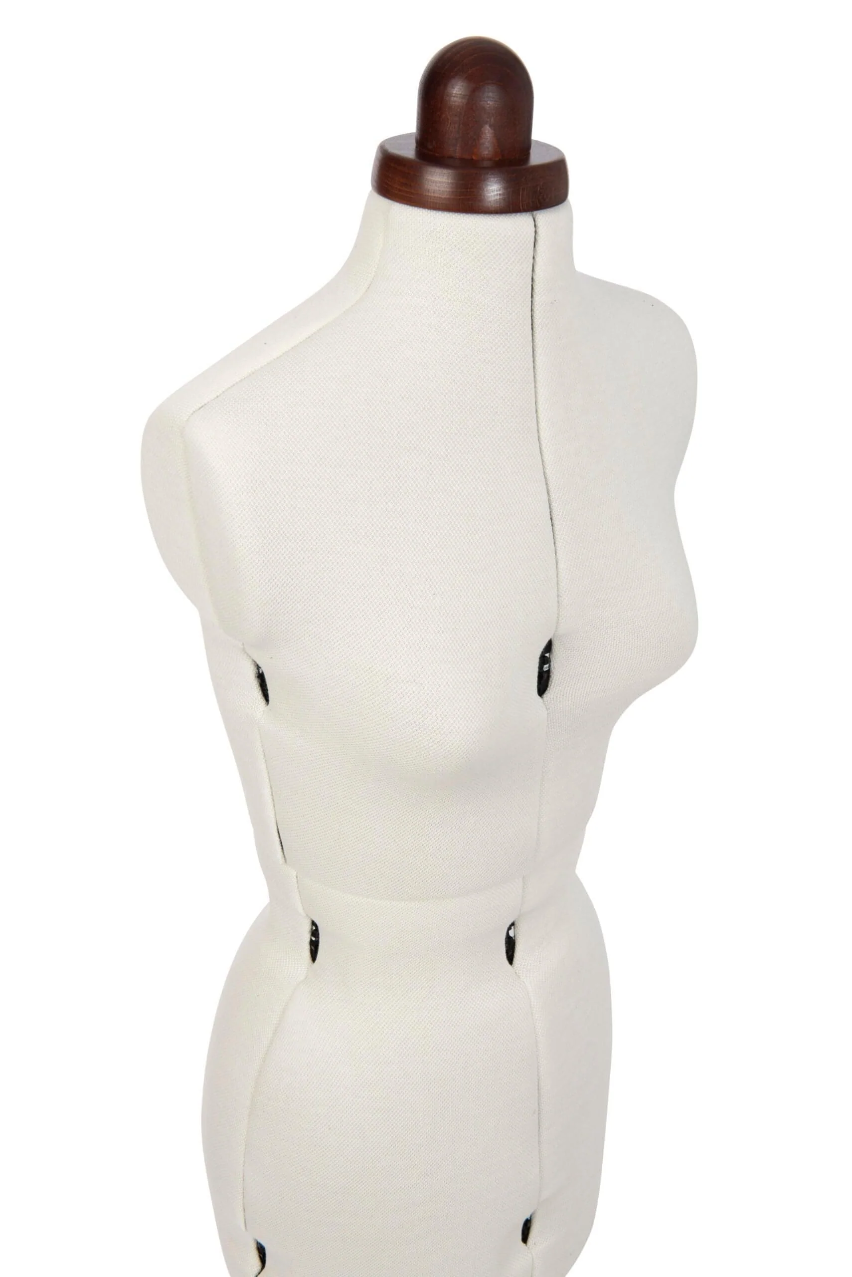 Adjustoform Lady Valet Dress Form with wooden stand - Ecru - Image 5