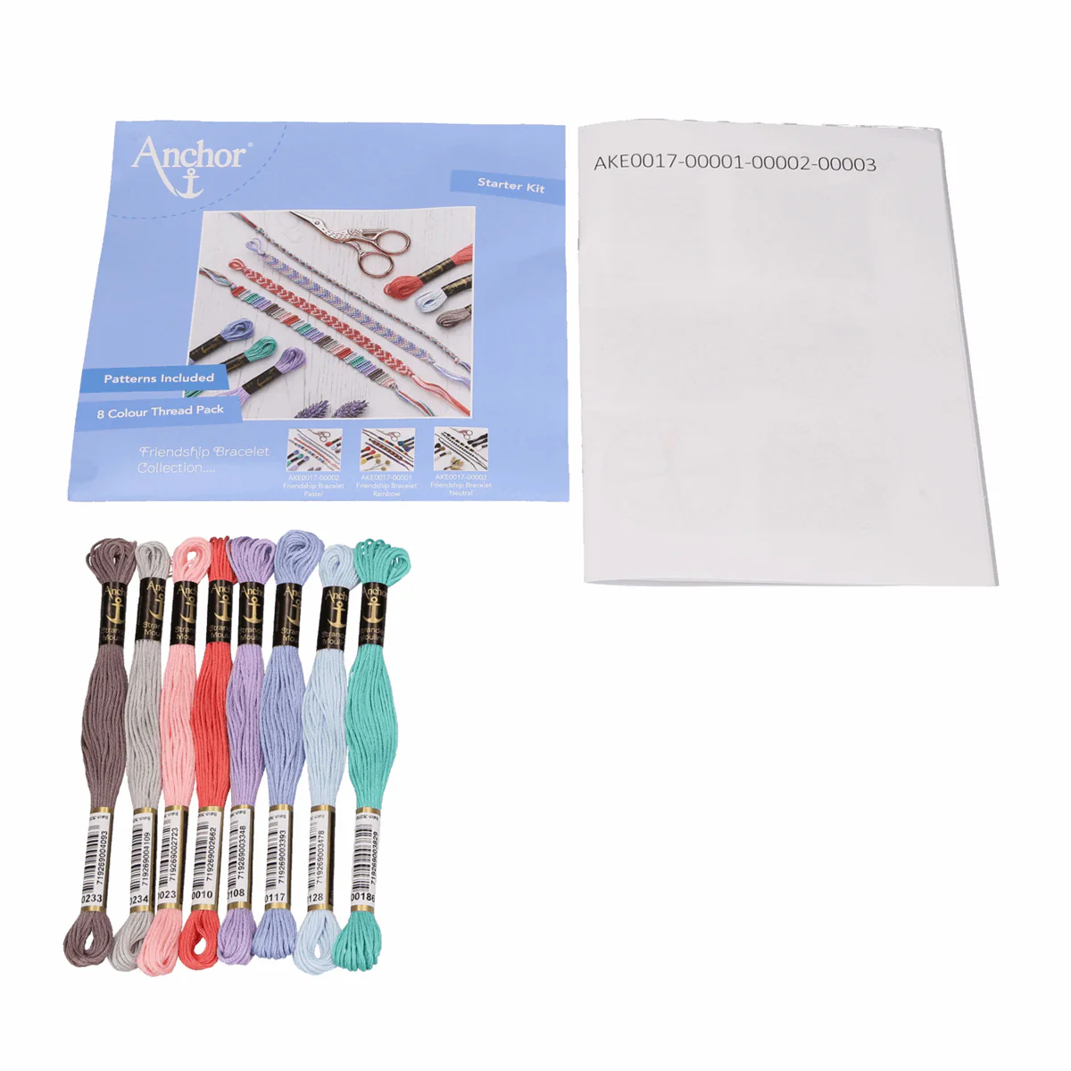 Anchor Friendship Bracelet Kit - Pastel - Image 6