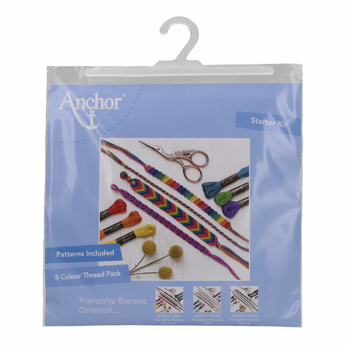 Anchor Friendship Bracelet Kit - Rainbow - Image 5
