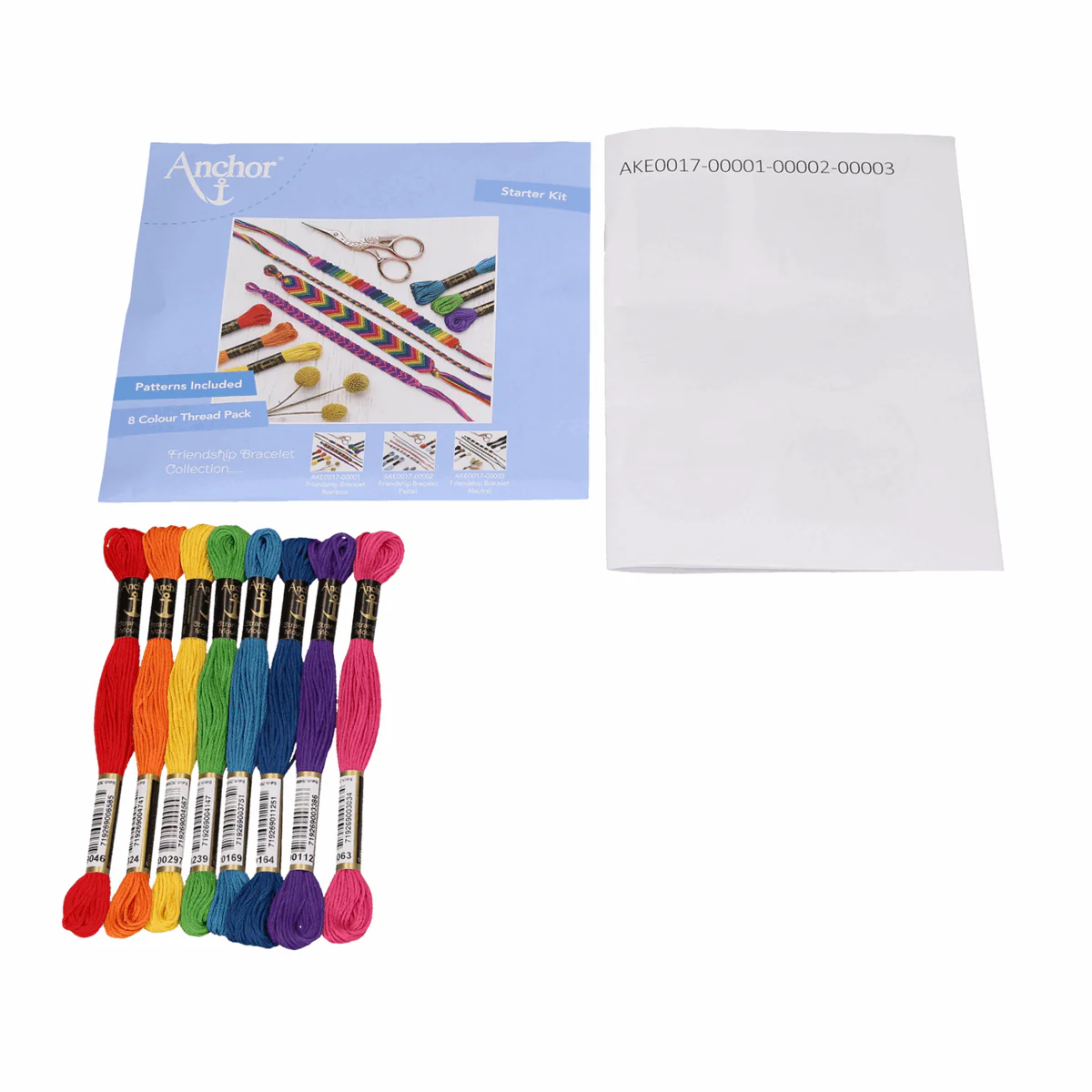 Anchor Friendship Bracelet Kit - Rainbow - Image 6