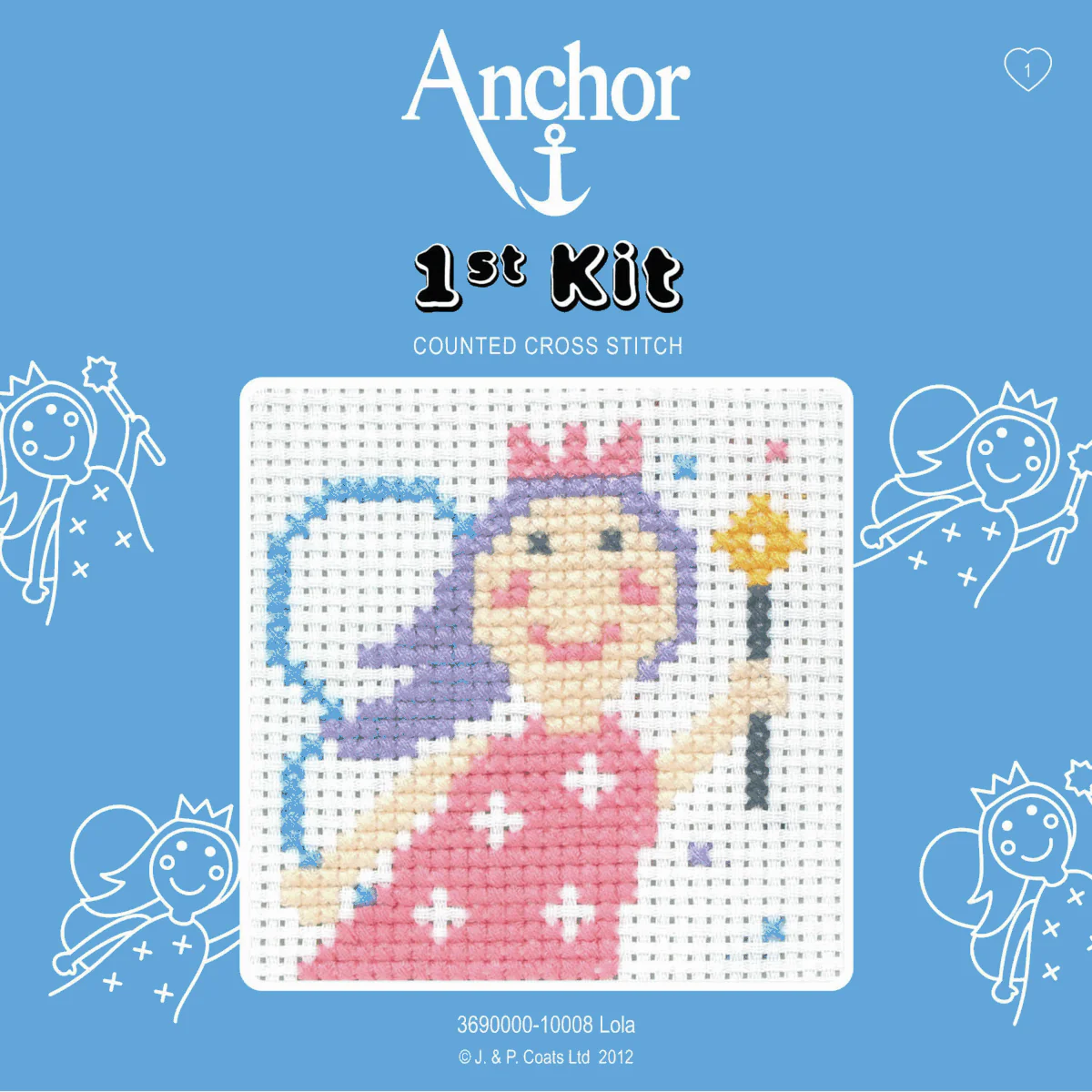 Anchor My 1st Counted Cross Stitch Kit - Lola - Image 2
