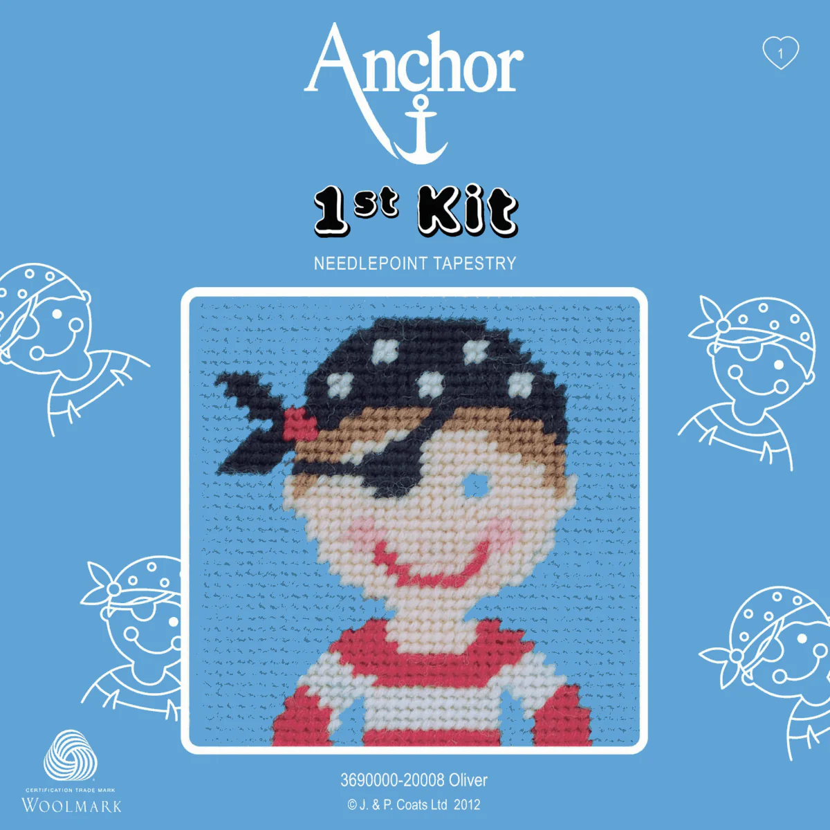 Anchor My 1st Tapestry Kit - Oliver - Image 2