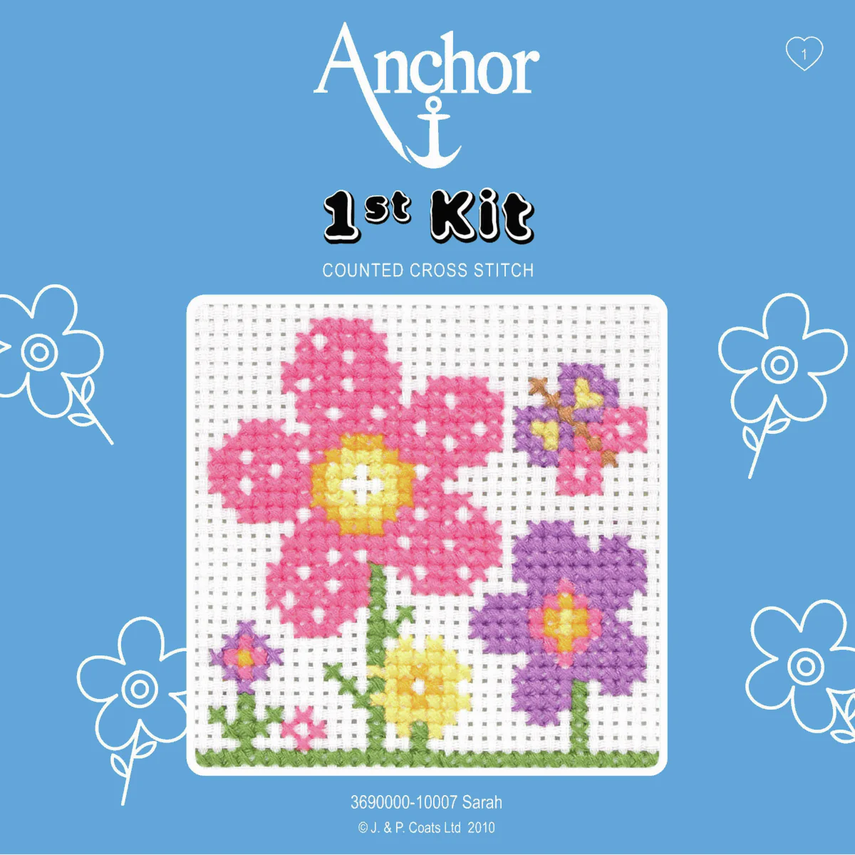 Anchor My 1st Counted Cross Stitch Kit - Sarah - Image 2