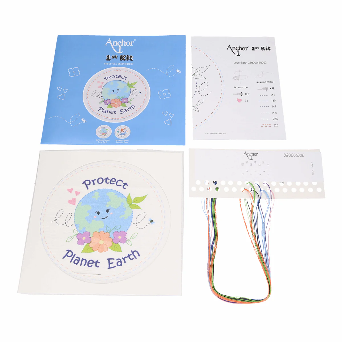 Anchor My 1st Embroidery Kit - Save Our Seas - Image 3