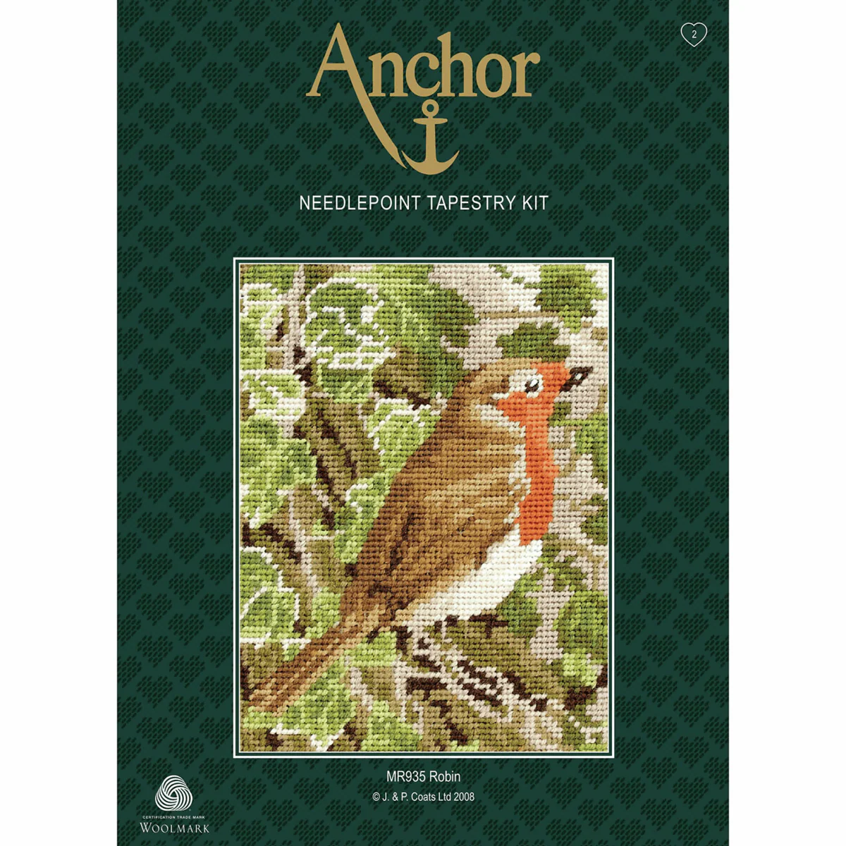 Anchor Tapestry Kit - Robin - Image 2