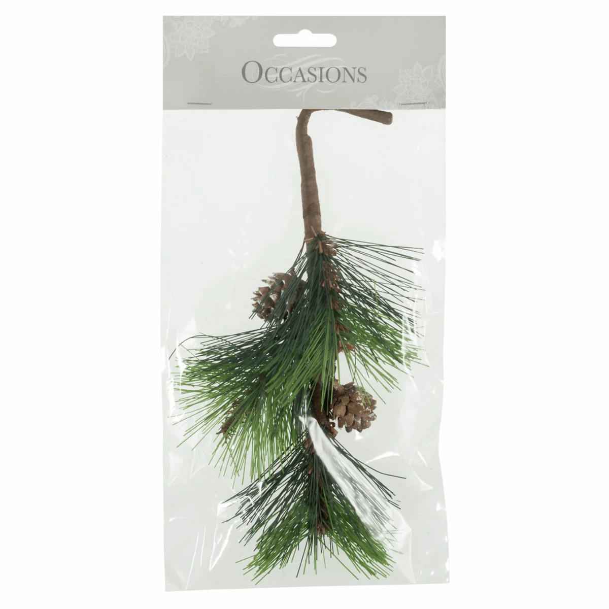 Artificial Scotch Pine Branch - 25cm (Single Stem) - Image 2