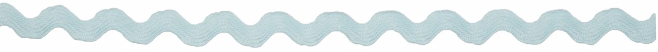 Baby Blue Ric Rac Ribbon - 4m x 6mm