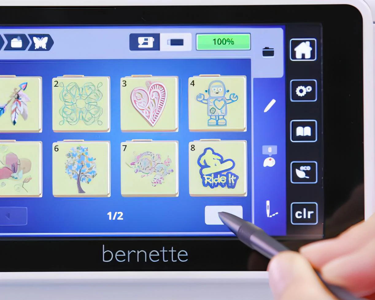 bernette by Bernina B70 DECO Embroidery Machine - Ex Display - Image 5
