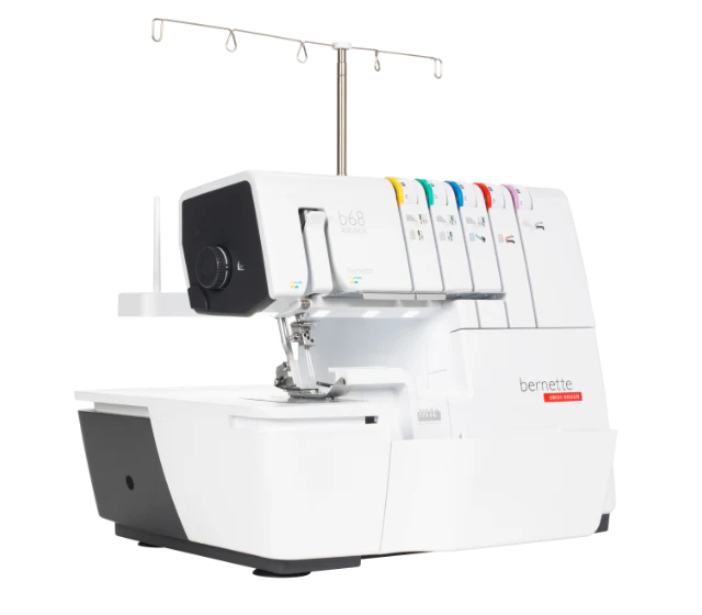 bernette by Bernina Airlock b68 Maker Edition - Pro Series Automatic Air Threading 5 thread Overlocker and Coverstitch combination machine - Latest 2026 model year - Image 5