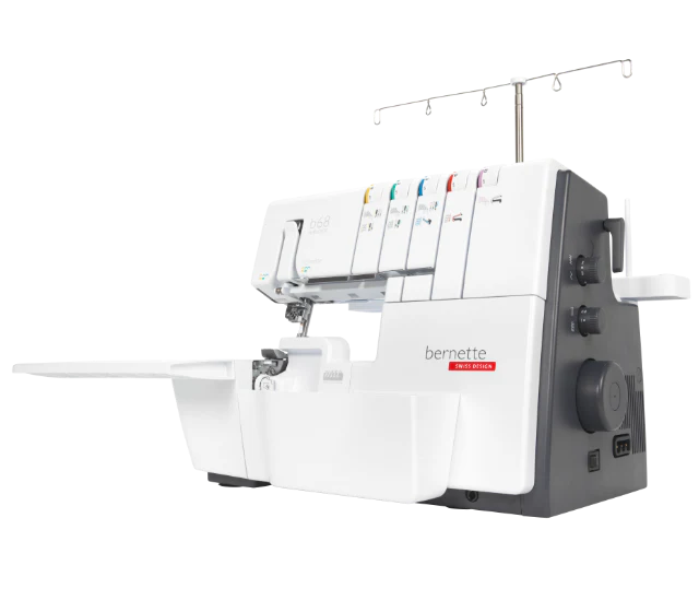 bernette by Bernina Airlock b68 Maker Edition - Pro Series Automatic Air Threading 5 thread Overlocker and Coverstitch combination machine - Latest 2026 model year - Image 6