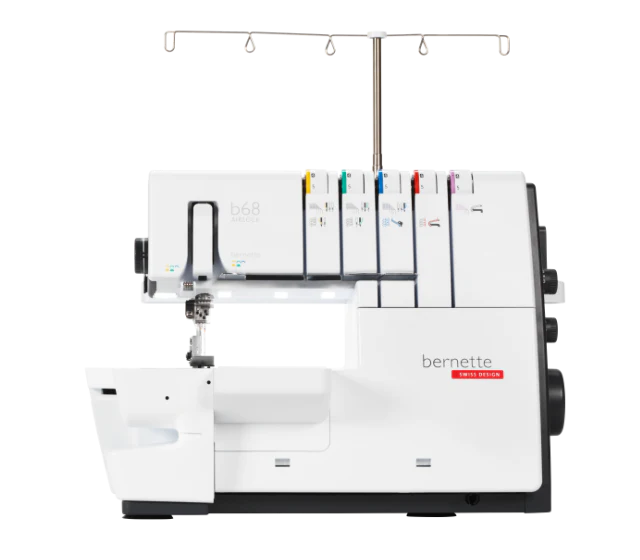 bernette by Bernina Airlock b68 Pro Series Automatic Air Threading 5 thread Overlocker and Coverstitch combination machine - Ex Display - Image 3