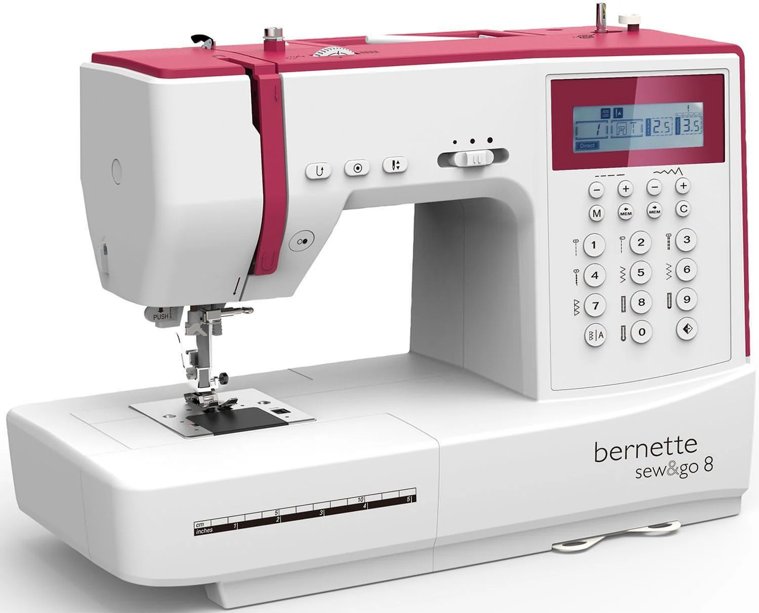 bernette Sew and Go 8 * 24 hour offer * Heavy Duty - Singer Studio Exclusive Special Buy * + Free Extension Table - 200 stitch patterns with letters and numbers, Auto threader, Start/Stop with Speed Control SEWGO8 - 2026 model - Image 2