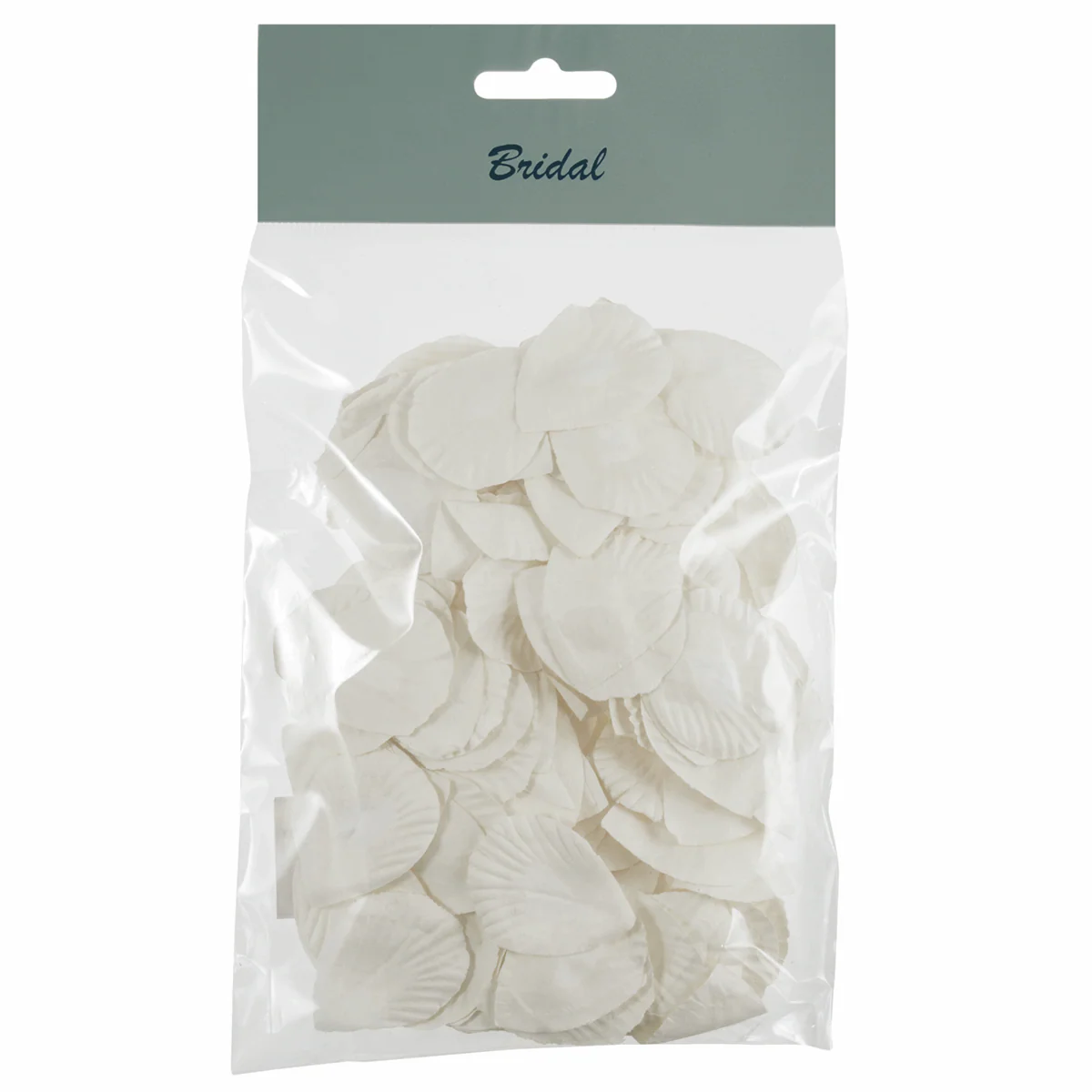White Bio Paper Rose Petals - 3 x 4cm (Pack of 200) - Image 2