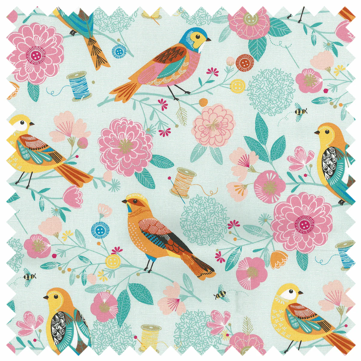 Birdsong Sewing Box - Small Square - Image 3