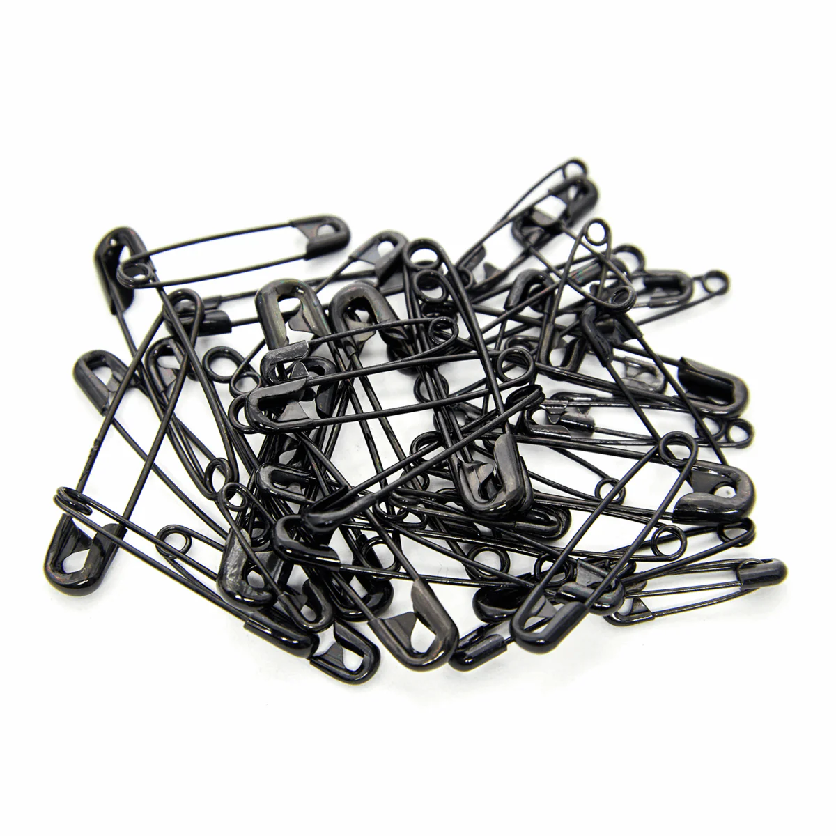 Black Premium Safety Pins x 50 Assorted Sizes *Hemline Gold Edition* - Image 2