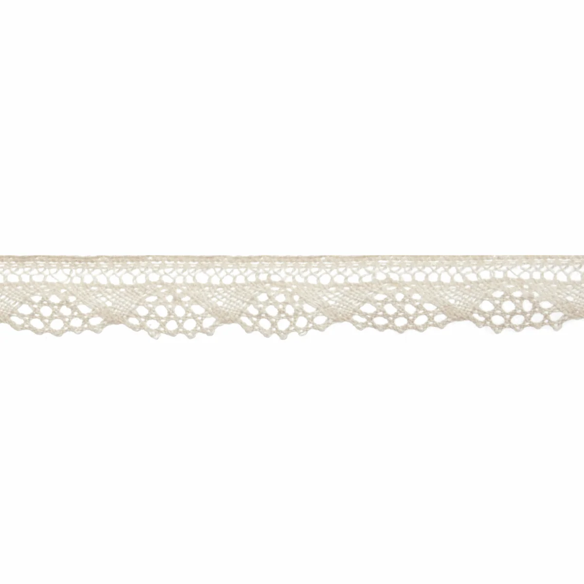 Bowtique Cream Cotton Lace - 5m x 12mm