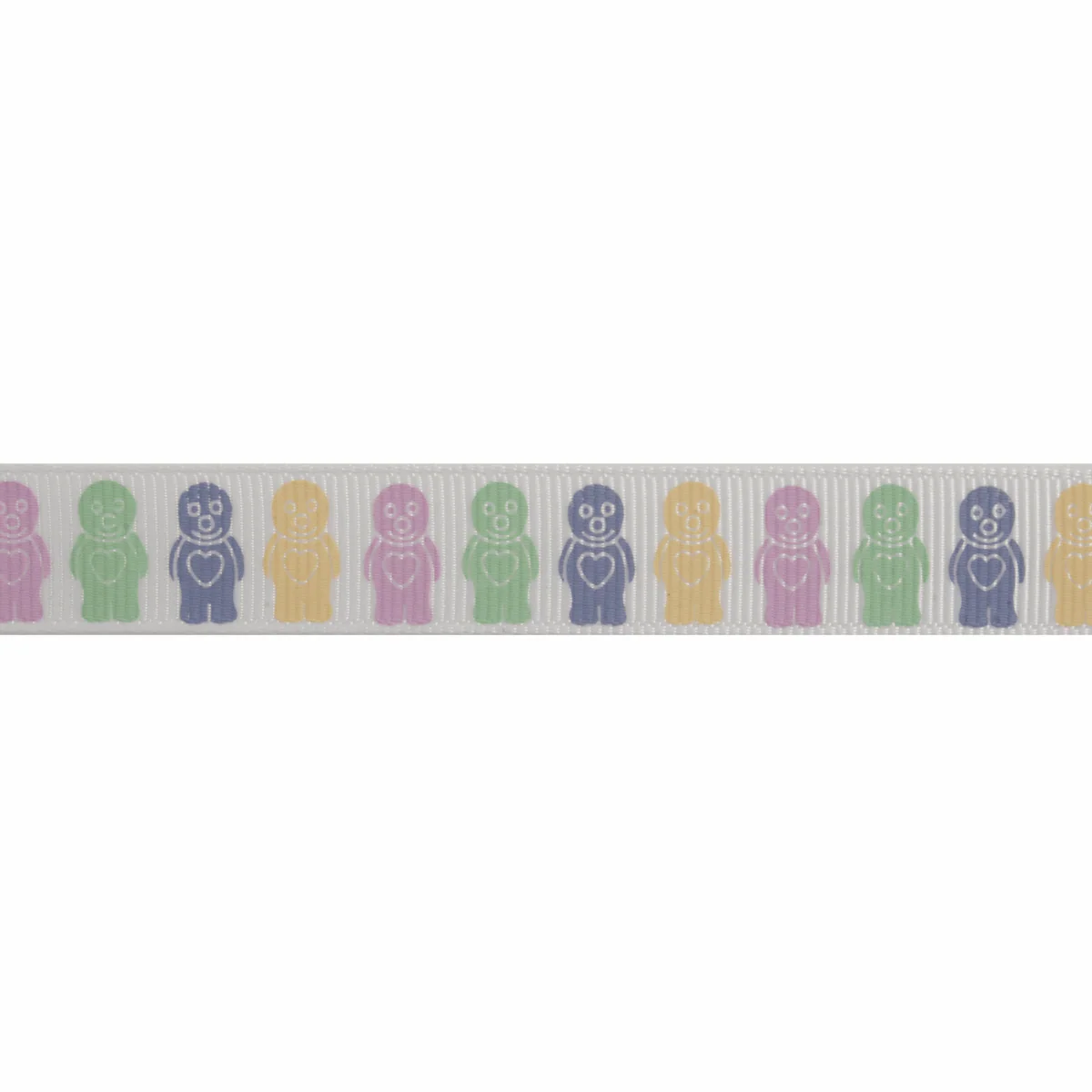Bowtique Pastel Jelly Sweets Grosgrain Ribbon - 5m x 15mm Roll