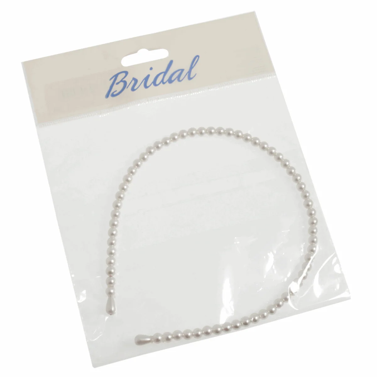 Bridal Ivory Pearl Hair Band - 0.5 x 12cm - Image 2