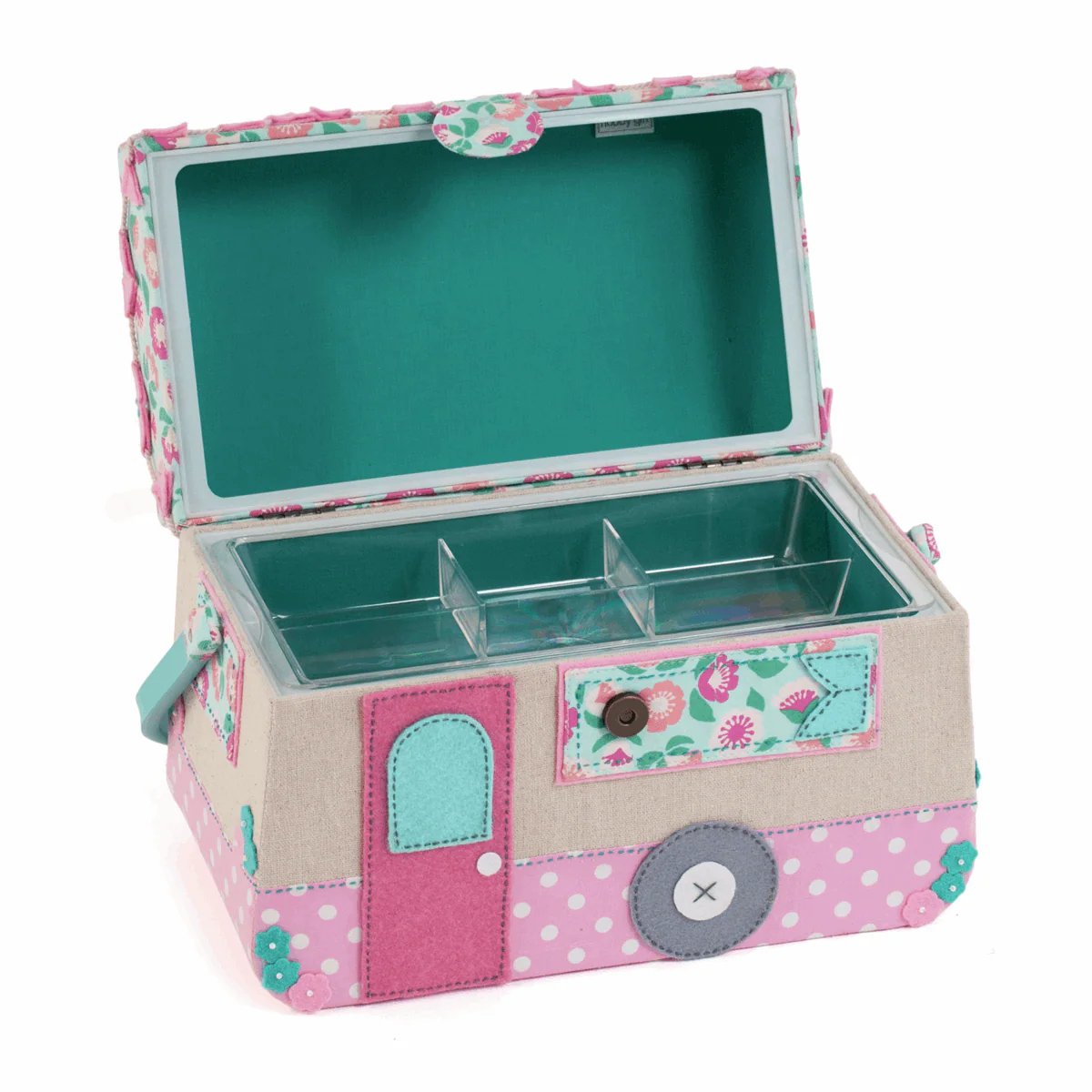 Caravan Appliqué Sewing Box - Image 2