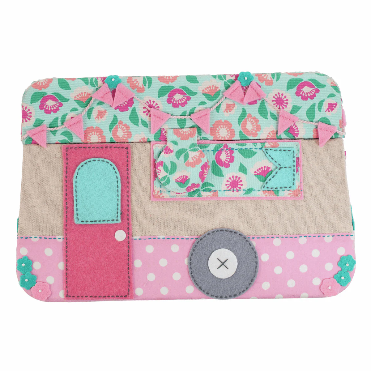 Caravan Appliqué Sewing Box - Image 4