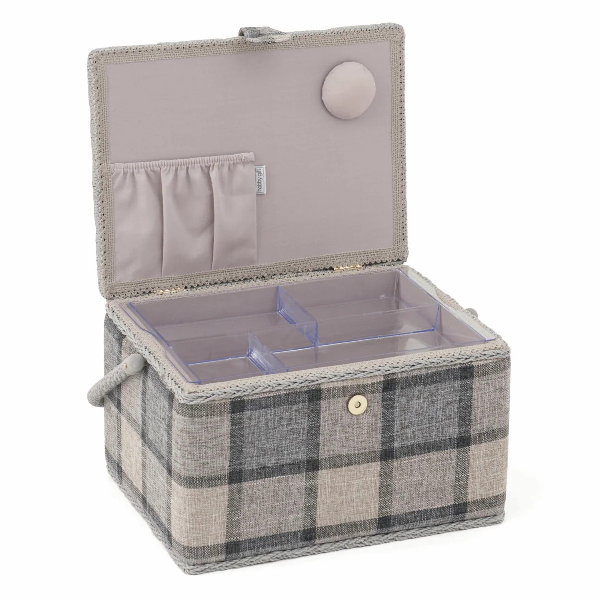 Check Sewing Box - Large - Image 2