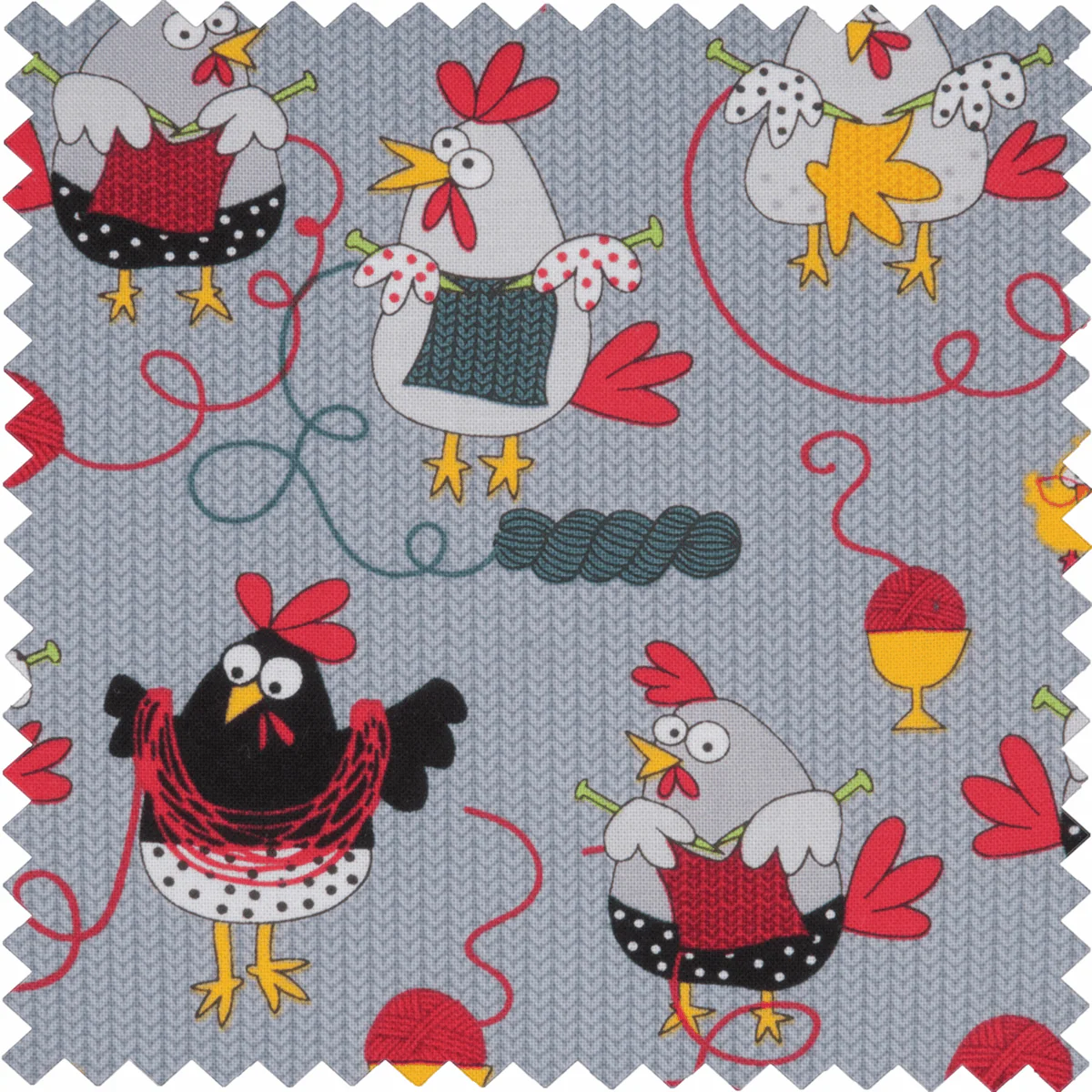 Chicken Stitch Sewing Box - Small Oval - Image 3
