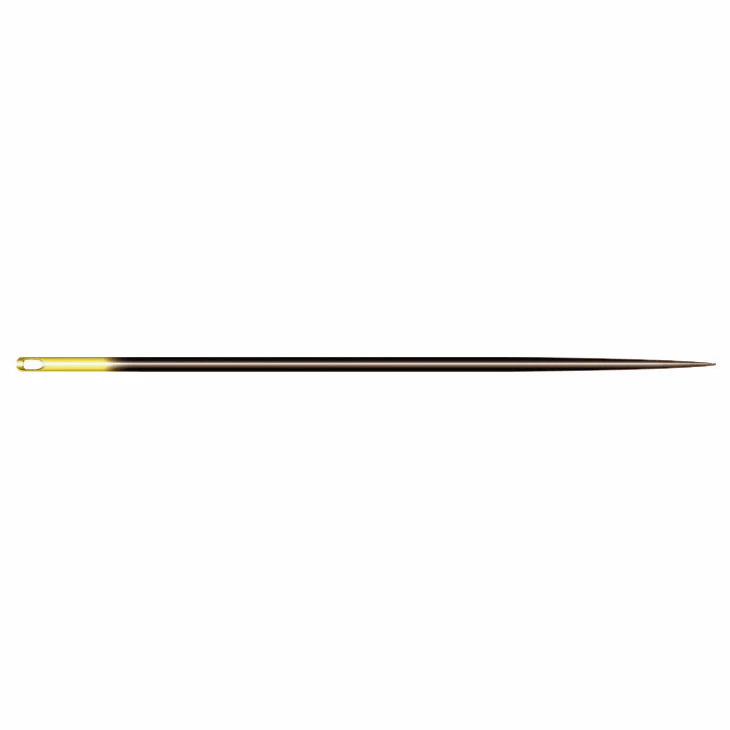 Clover Black/Gold Hand Sewing Quilting Needles - Assorted Sizes (Pack of 6) - Image 2