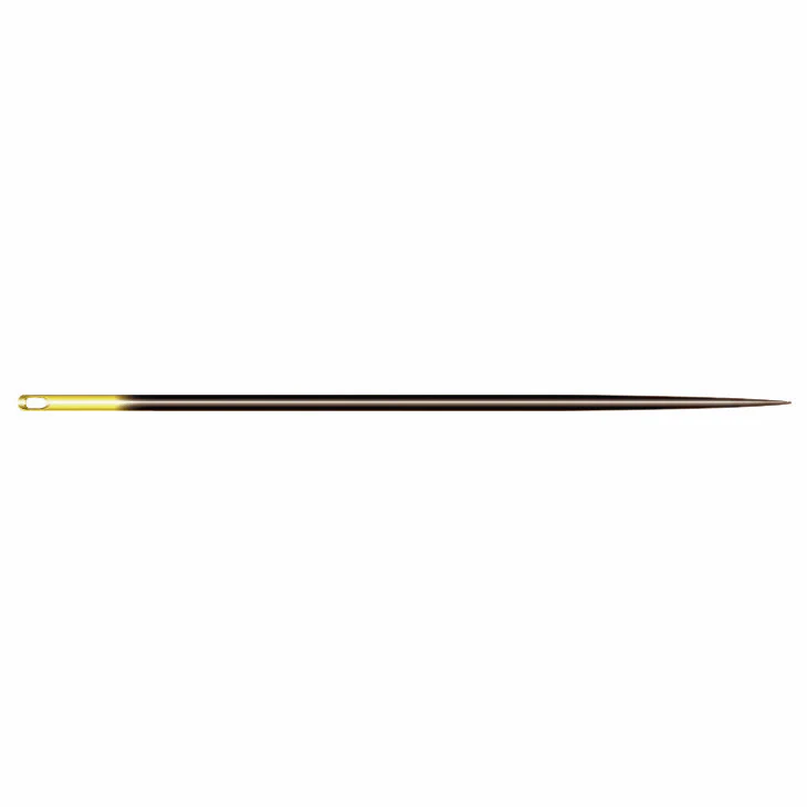 Clover Black/Gold Hand Sewing Quilting Needles - Size No. 10 (Pack of 6) - Image 2