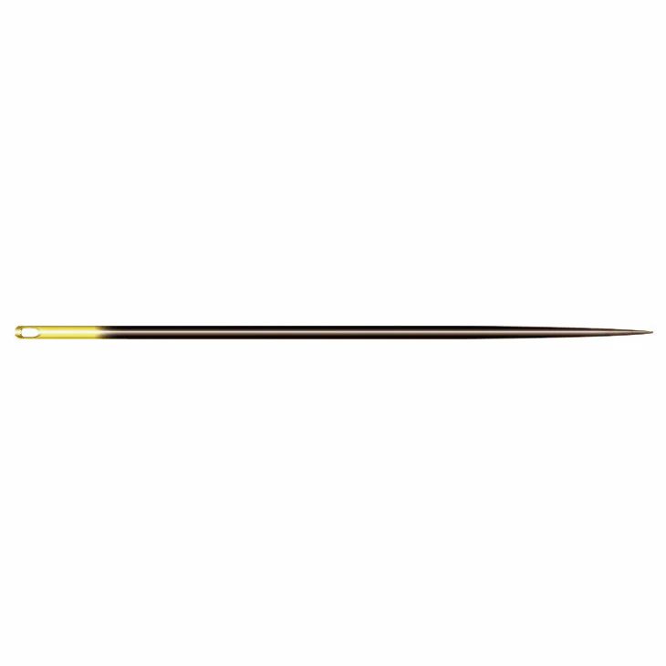 Clover Black/Gold Hand Sewing Quilting Needles - Size No. 9 (Pack of 6) - Image 2