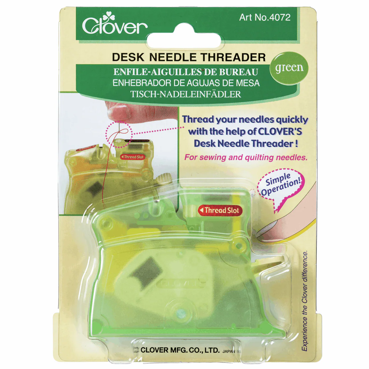 Clover Green Desk Needle Threader - Image 2