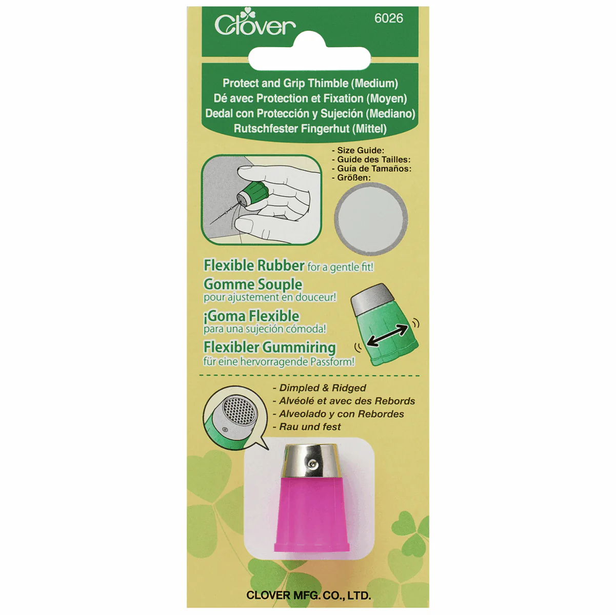 Clover Medium Protect and Grip Thimble