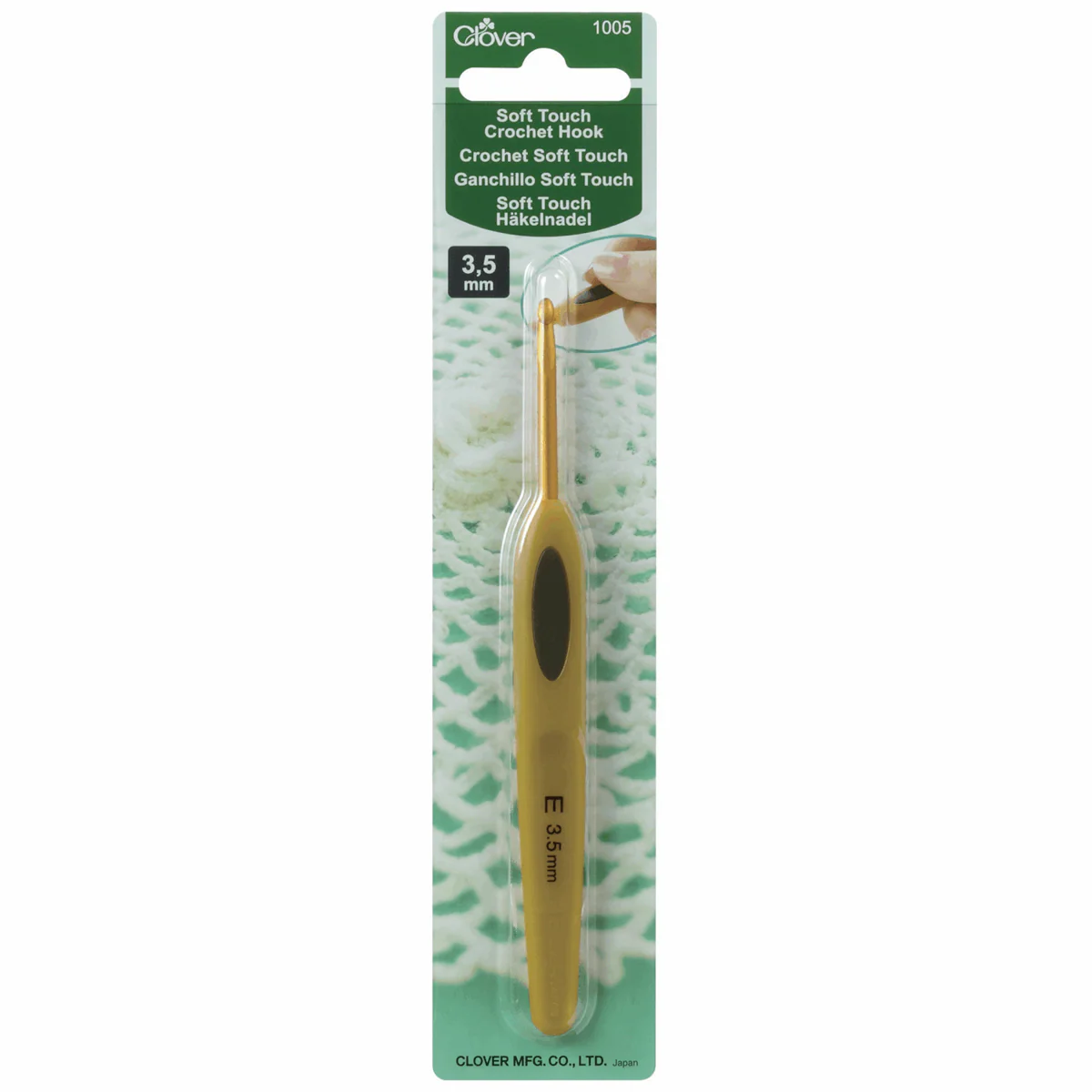 Clover Soft Touch Crochet Hook - 13cm x 3.50mm