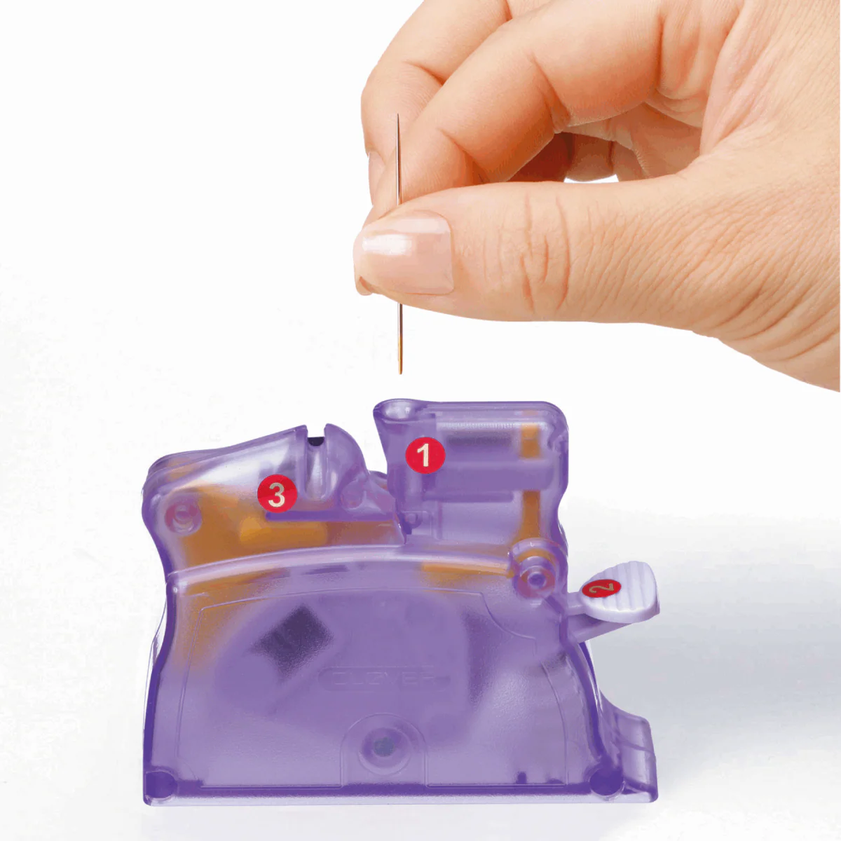 Clover Violet Desk Needle Threader - Image 3