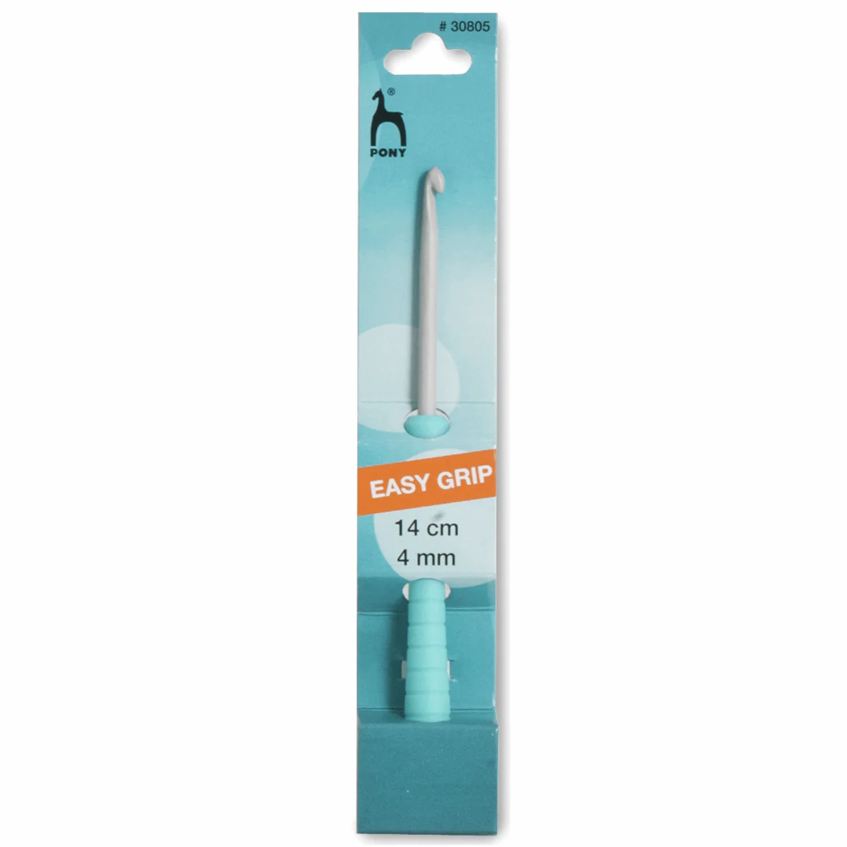 PONY Easy Grip Crochet Hook - 14cm x 4mm