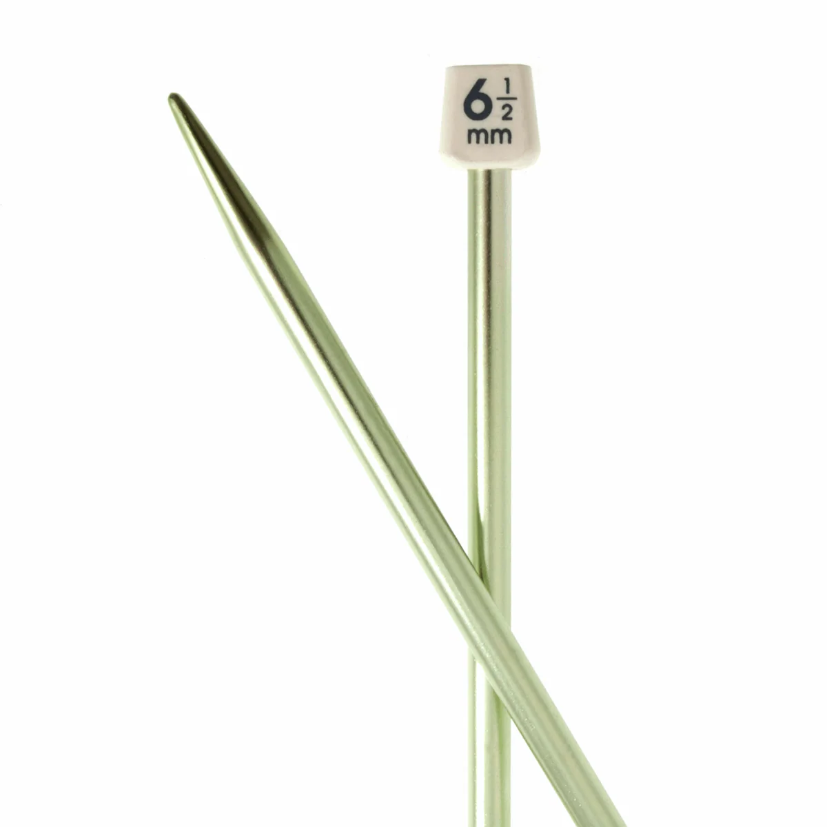 PONY Colour Single-Ended Aluminium Knitting Pins - 30cm x 6.5mm - Image 2