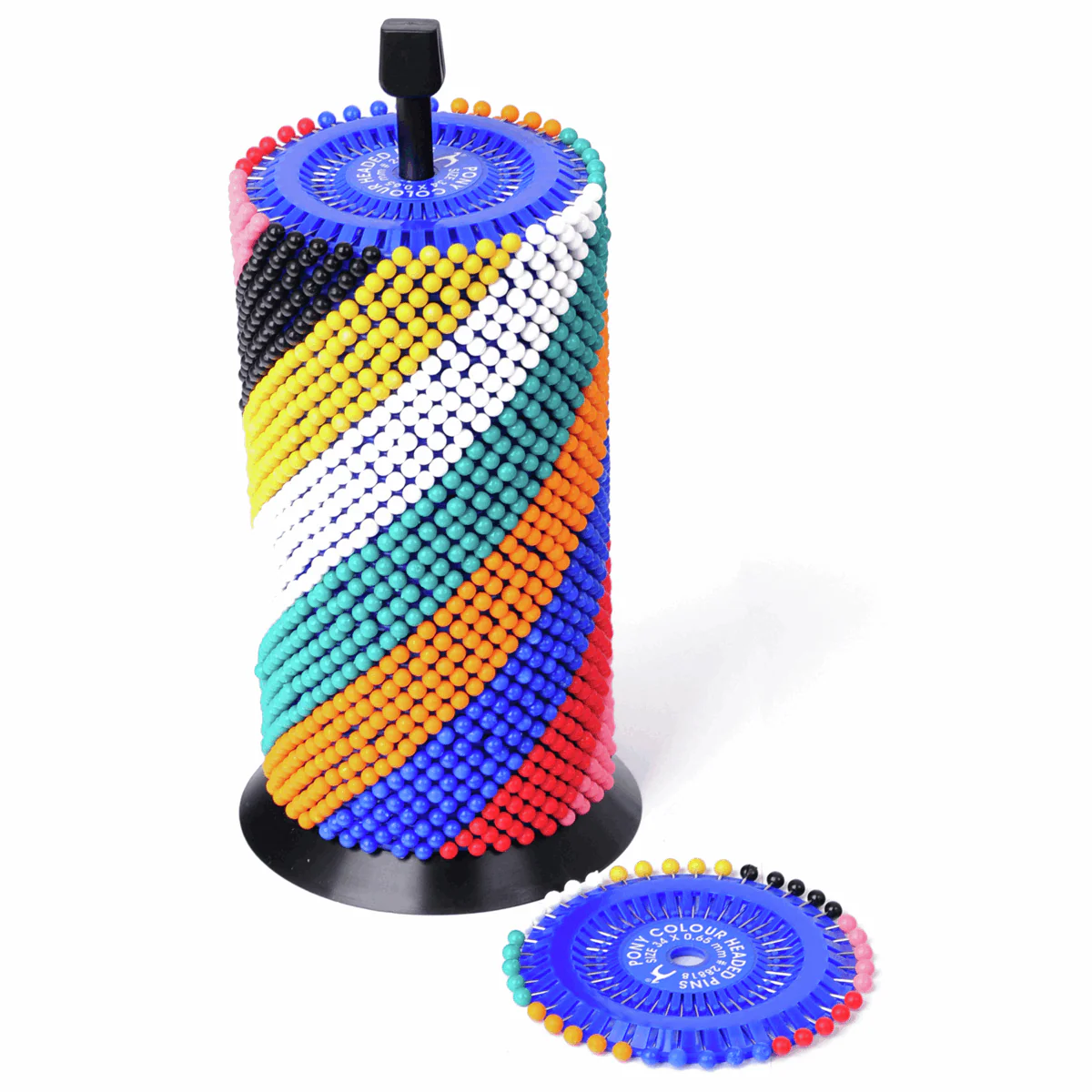 PONY Rosette of Multi Coloured Head Pins - Assorted Colours - Image 2