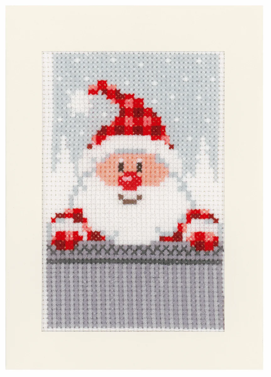 Counted Cross Stitch Greeting Card Kit - Xmas Buddies - Image 4