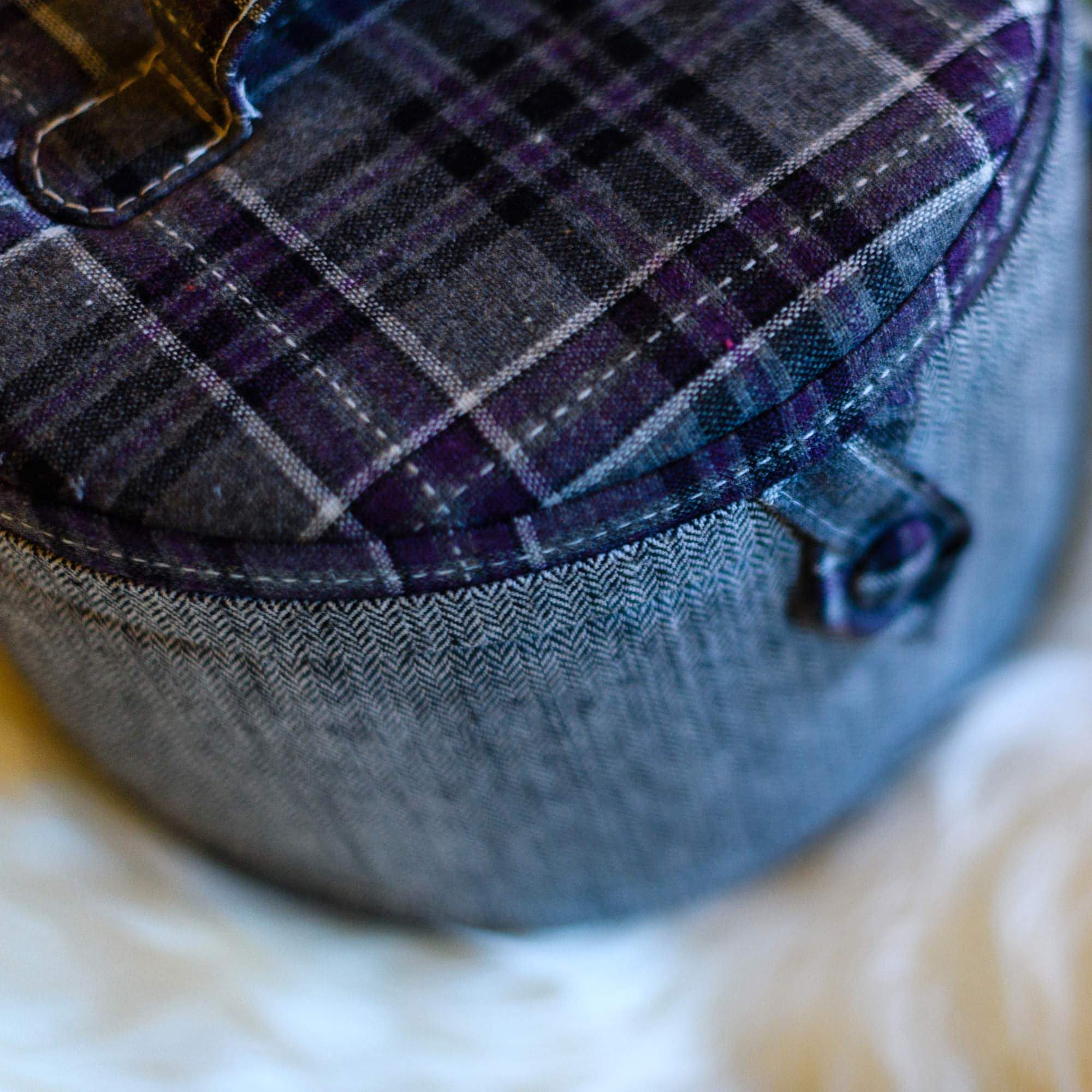 Creations Lockland Tartan Round Sewing Box *One Off Clearance Price* - Image 2
