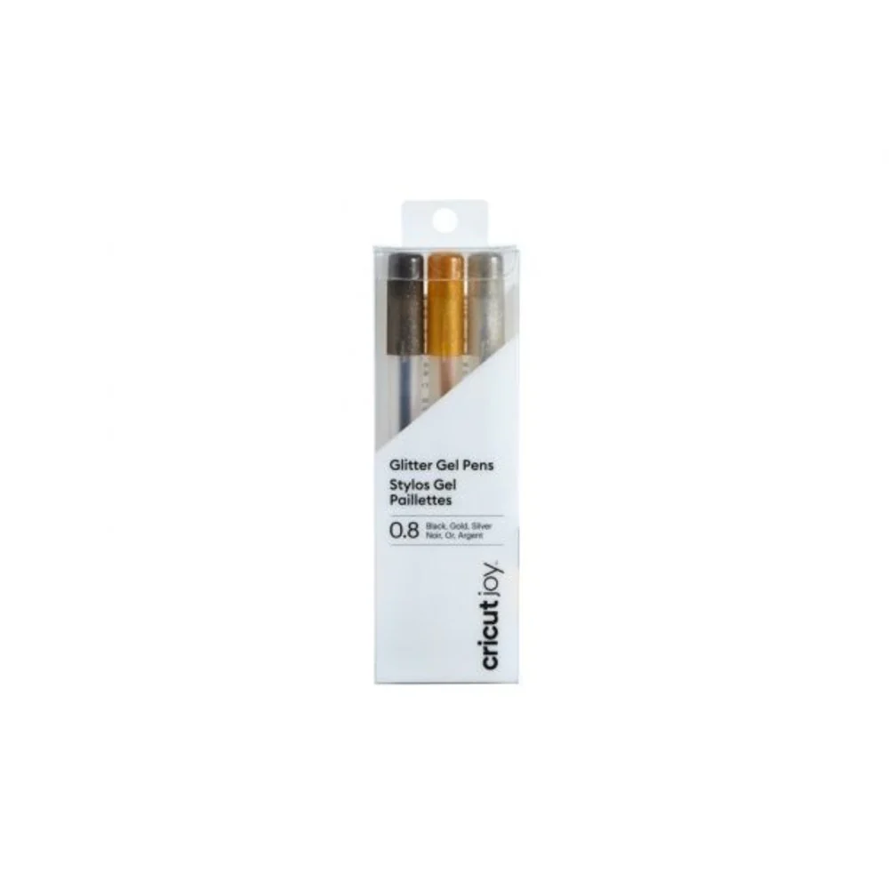 Cricut Glitter Gel Pen Set - Medium Point 0.8 (Pack of 3)