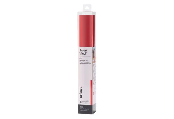 Cricut Smart Vinyl Permanent - Red 3ft