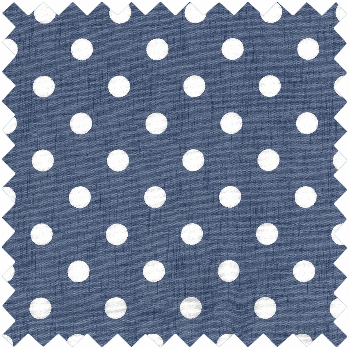 Denim Polka Dot Sewing Box - Medium - Image 3