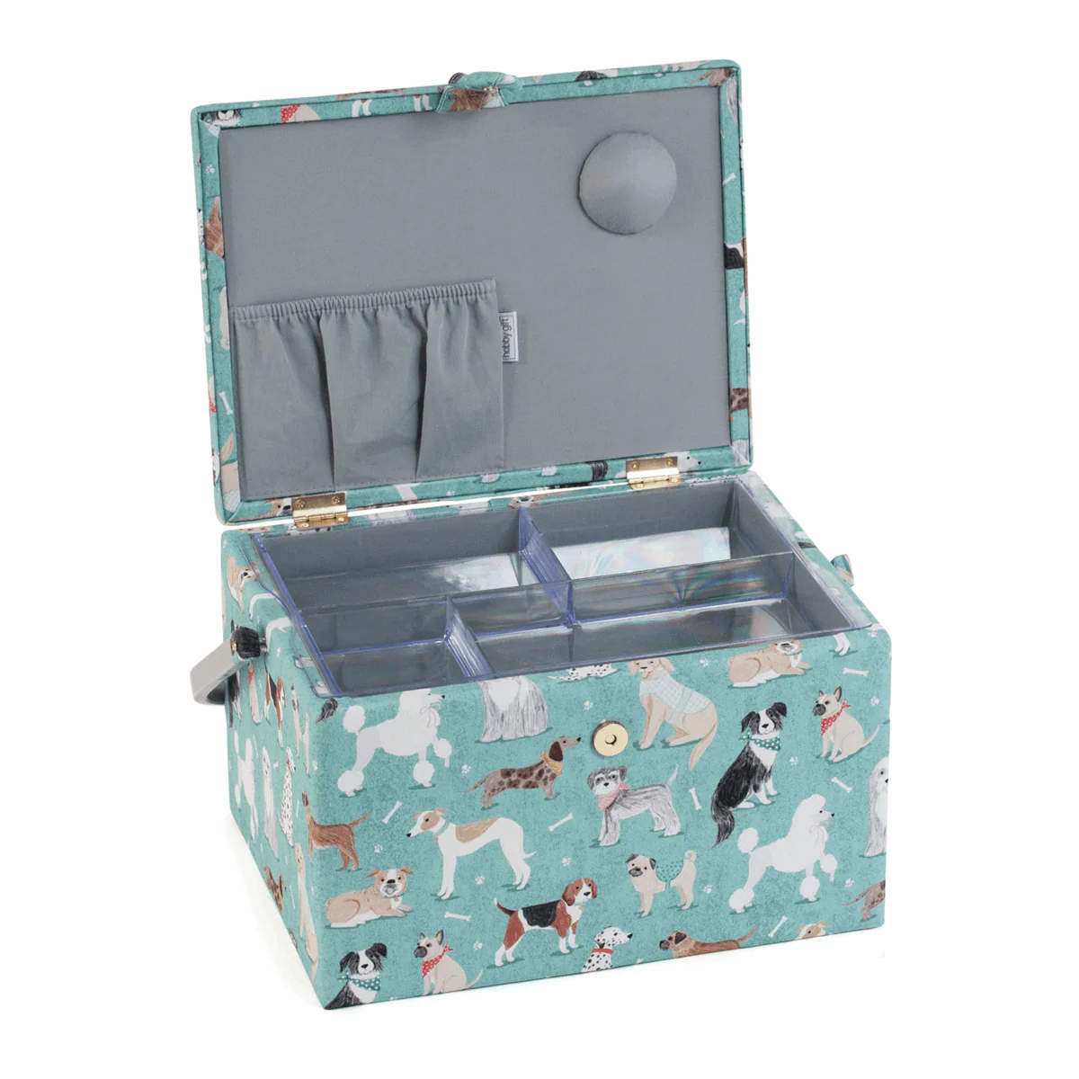 Dogs Sewing Box - Large - Image 4