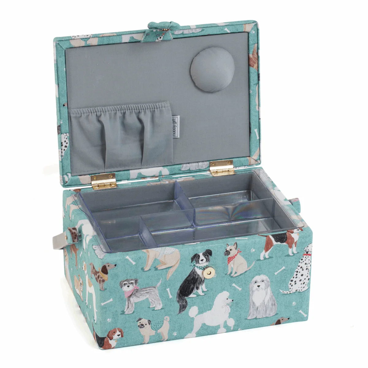 Dogs Sewing Box - Medium - Image 2