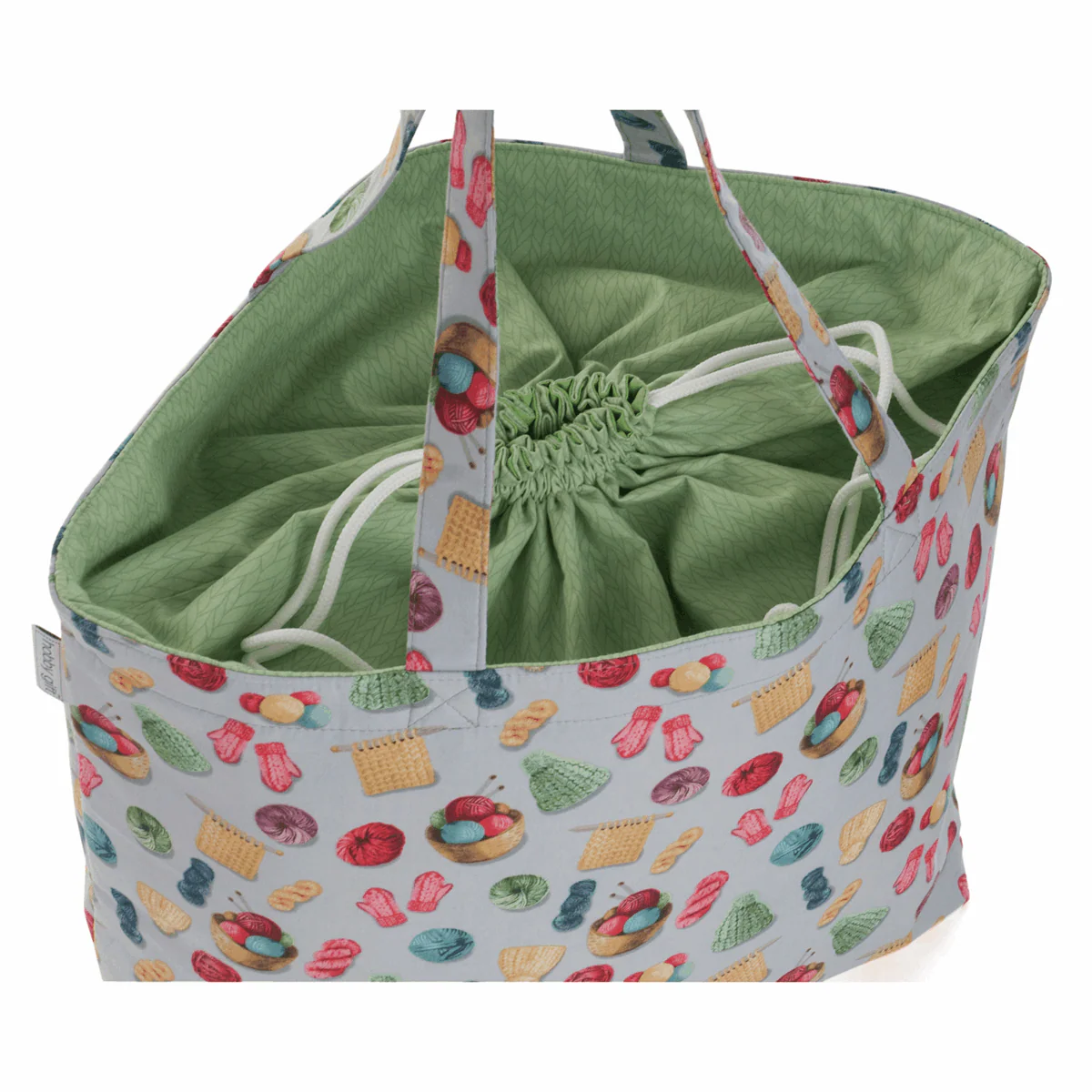 Drawstring Craft Bag - Knit 'n' Purl - Image 2