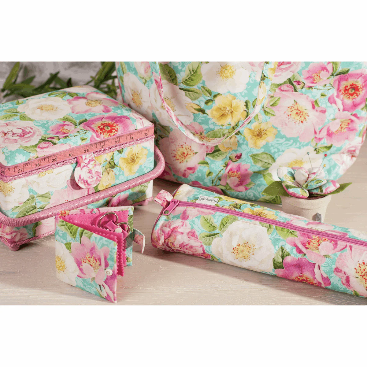 Drawstring Craft Bag - Rose Blossom - Image 4