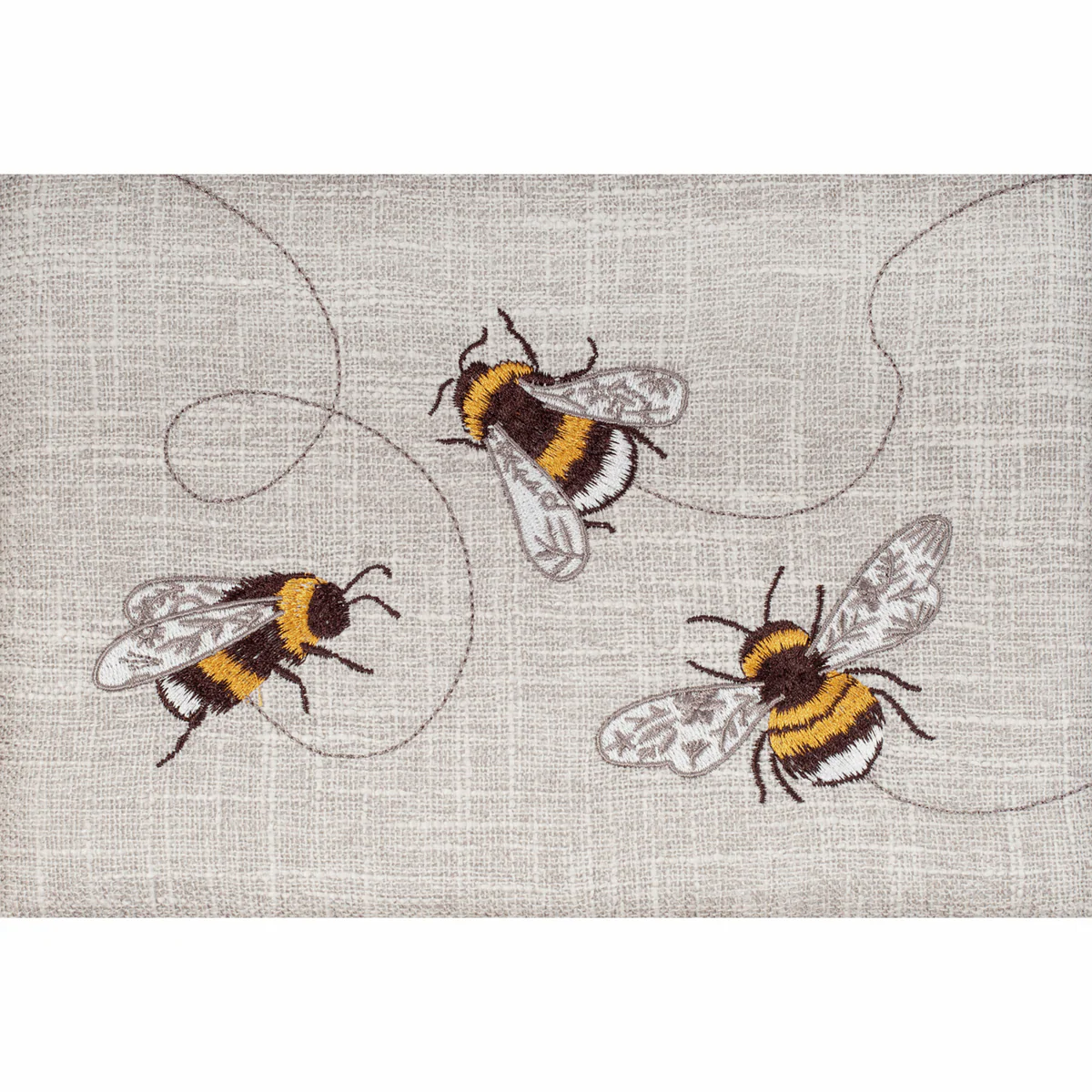Embroidered Bee Sewing Box - Medium - Image 3