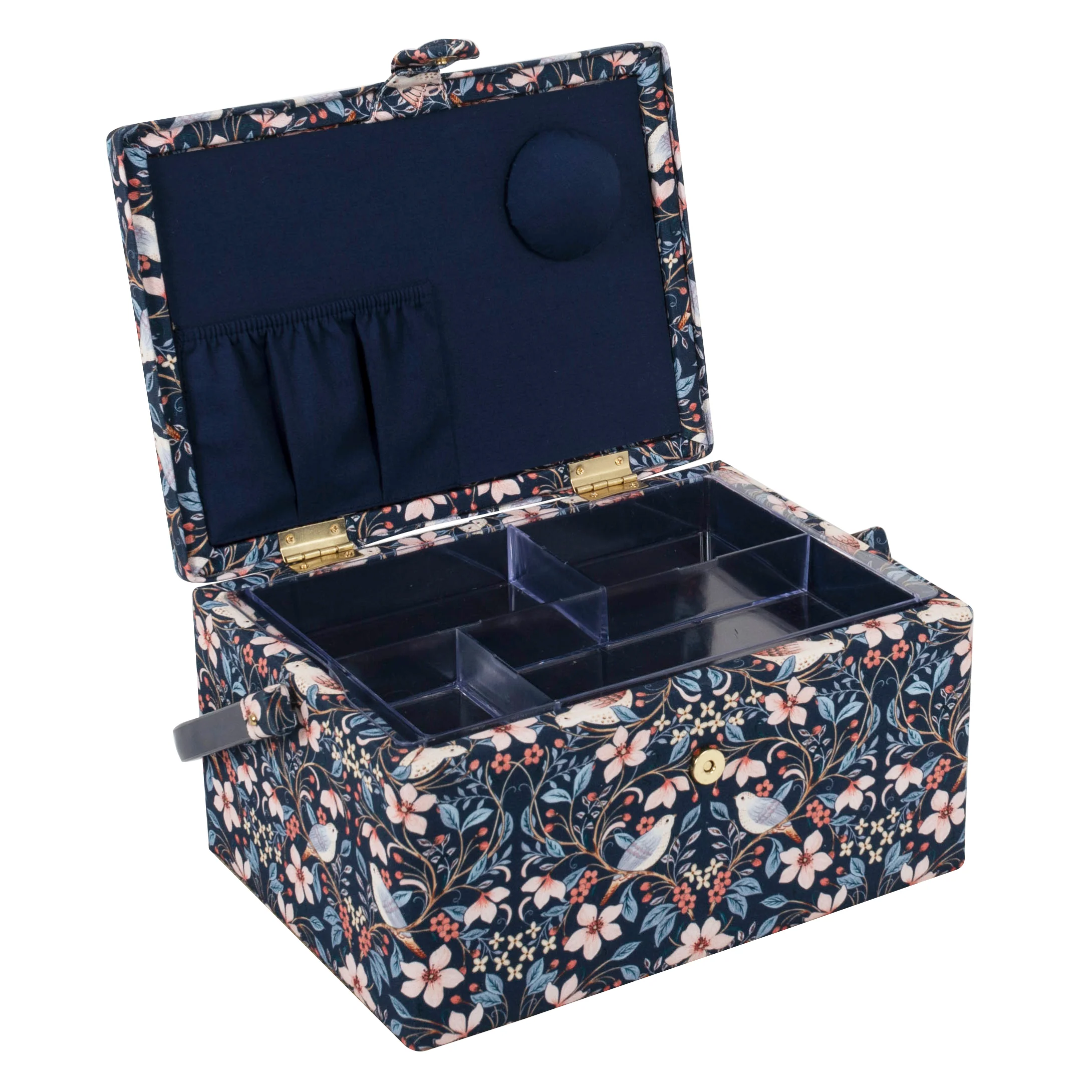 Blossom Birds Sewing Box - Medium - Image 3