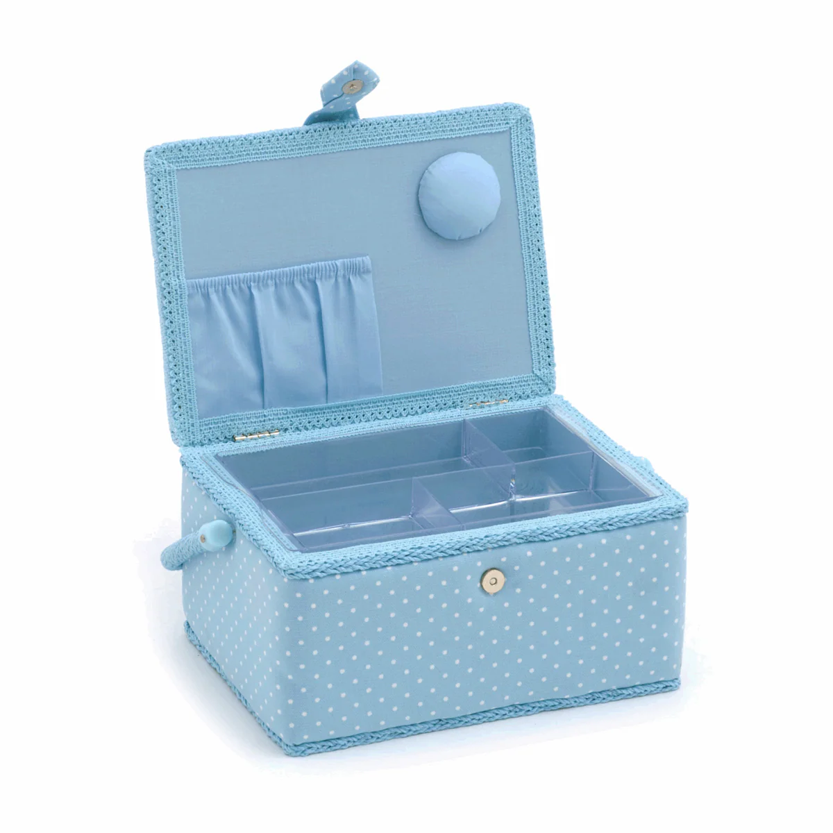 Embroidered Tweet Sewing Box - Medium - Image 2